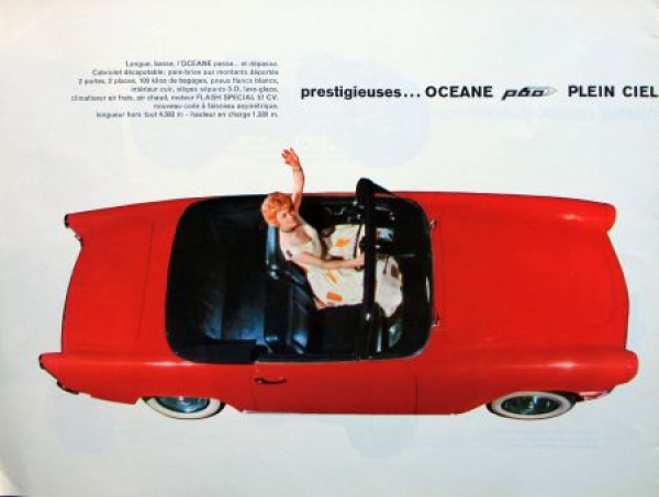Simca Aronde P 60 Modelprogram 1959 "Personnellement votres" Carbrochure (6895)